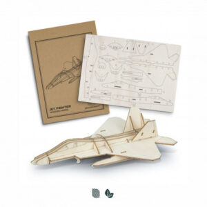 brandcraft jet fighter wooden model