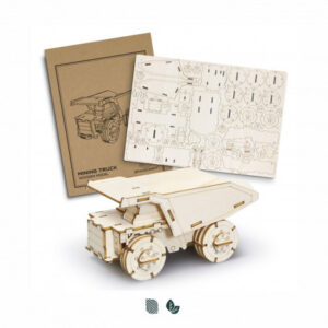 brandcraft mining truck wooden model