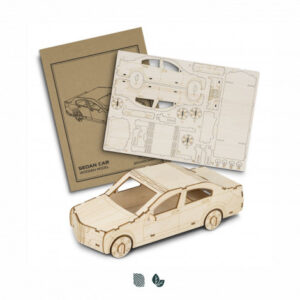 brandcraft sedan car wooden model