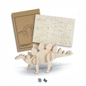 brandcraft stegosaurus wooden model