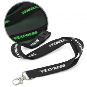 glow in the dark logo lanyard